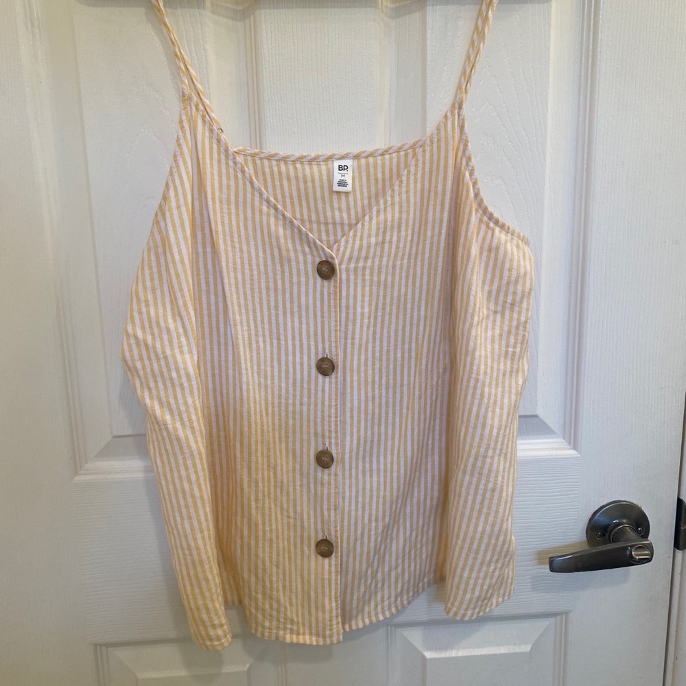 BP yellow striped tank - Picture 3 of 6